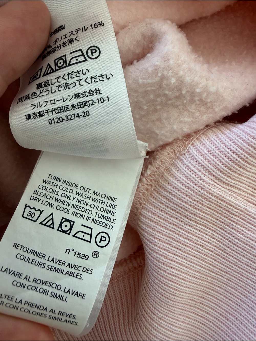 Polo Ralph Lauren Pink Pony 20th Anniversary Fleece Crewneck Sweatshirt - Picture 8 of 10